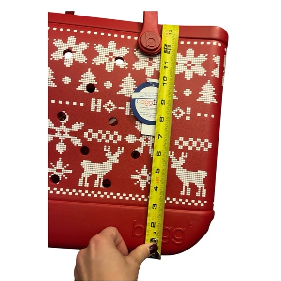 NWT Bogg Bag Original Tote color Ugly Red Sweater - Picture 2 of 11